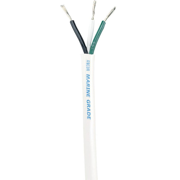 Ancor White Triplex Cable - 14/3 AWG - Round - 250' [133525] - Essenbay Marine