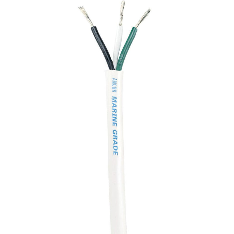 Ancor White Triplex Cable - 12/3 AWG - Round - 250' [133325] - Essenbay Marine