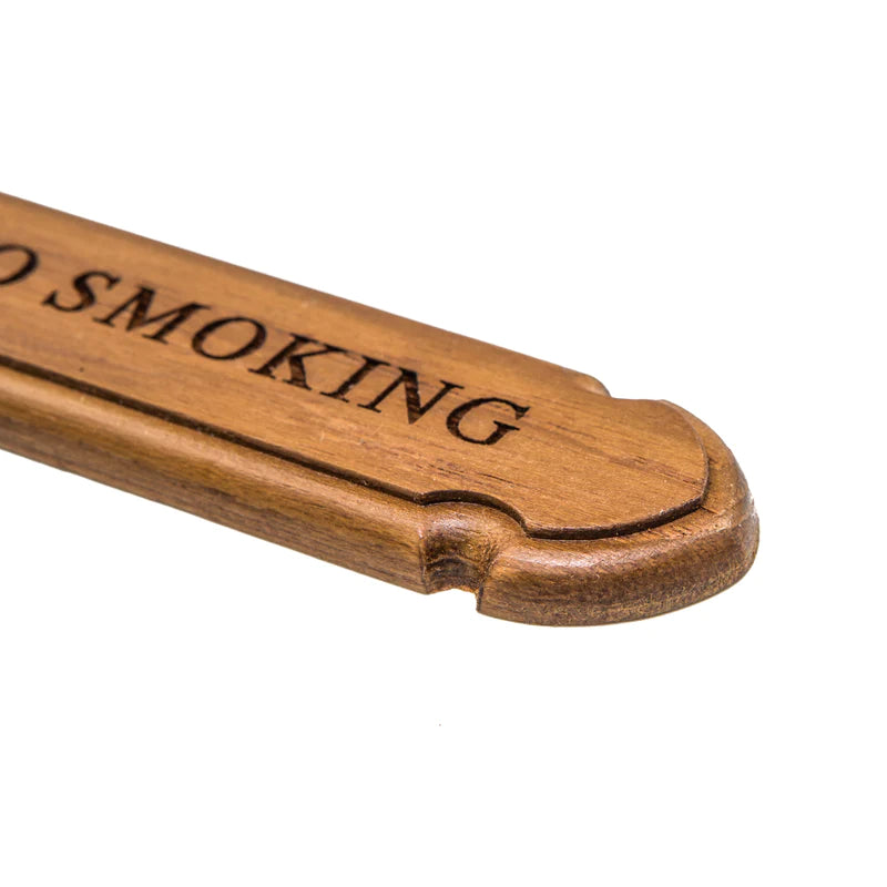 Whitecap Teak No Smoking Name Plate Part 62672 - Essenbay Marine