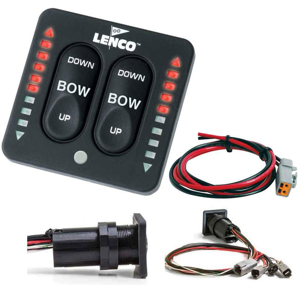 Lenco LED Indicator Integrated Tactile Switch Kit w/Pigtail f/Single Actuator Systems [15170-001] - Essenbay Marine