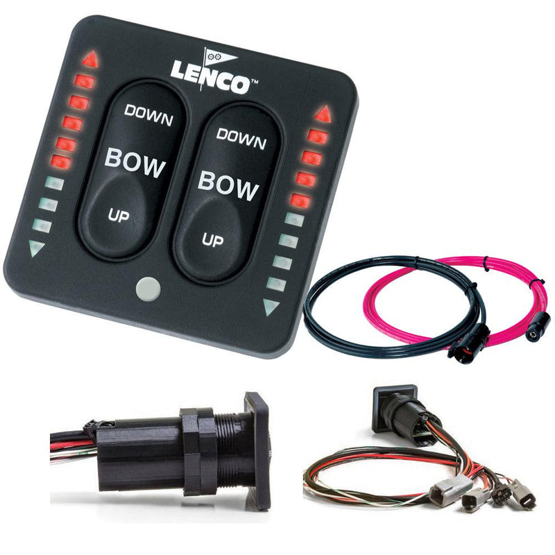 Lenco LED Indicator Integrated Tactile Switch Kit w/Pigtail f/Dual Actuator Systems [15171-001] - Essenbay Marine