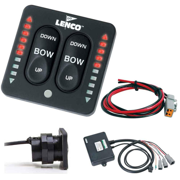 Lenco LED Indicator Two-Piece Tactile Switch Kit w/Pigtail f/Single Actuator Systems [15270-001] - Essenbay Marine