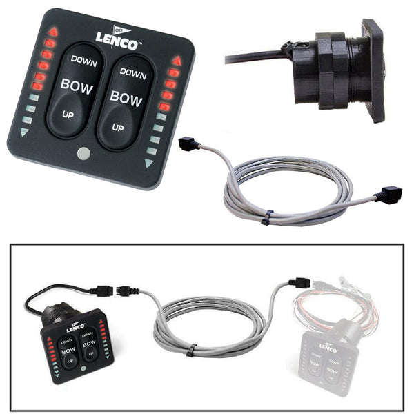 Lenco Flybridge Kit f/ LED Indicator Key Pad f/All-In-One Integrated Tactile Switch - 10' [11841-001] - Essenbay Marine