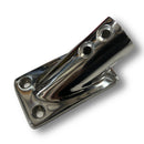 Marine Hardware 30º Rail Fitting for 7/8" Tube, Rectangle Base, 316SS, SSFB66079 - Essenbay Marine