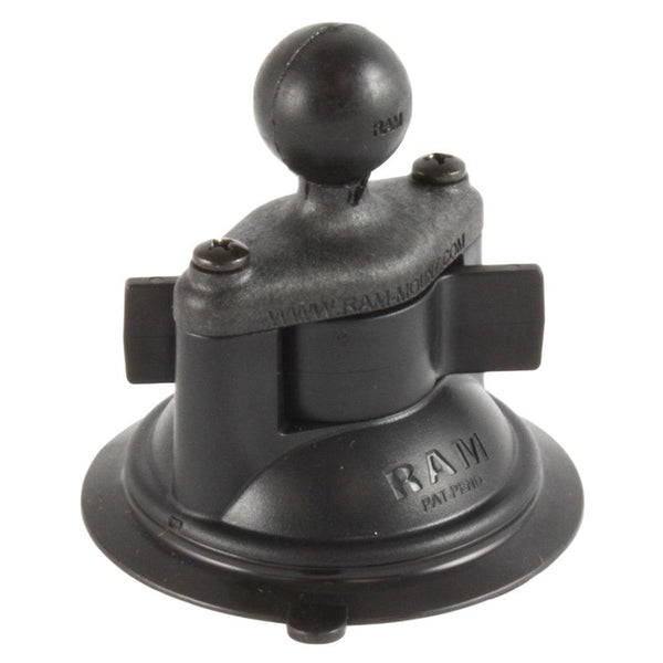 RAM Mount Composite 3.25" Diameter Suction Cup Base w/1" Ball [RAP-B-224-1U] - Essenbay Marine