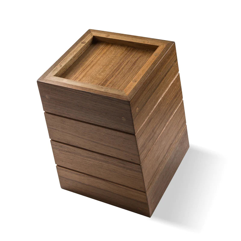 WhiteCap Teak Small Waste Basket Part 63102 - Essenbay Marine