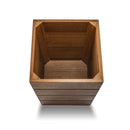 WhiteCap Teak Small Waste Basket Part 63102 - Essenbay Marine