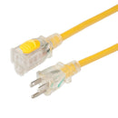 Marinco 14/3 Locking Extension Cord - 15A - 50' [150050] - Essenbay Marine
