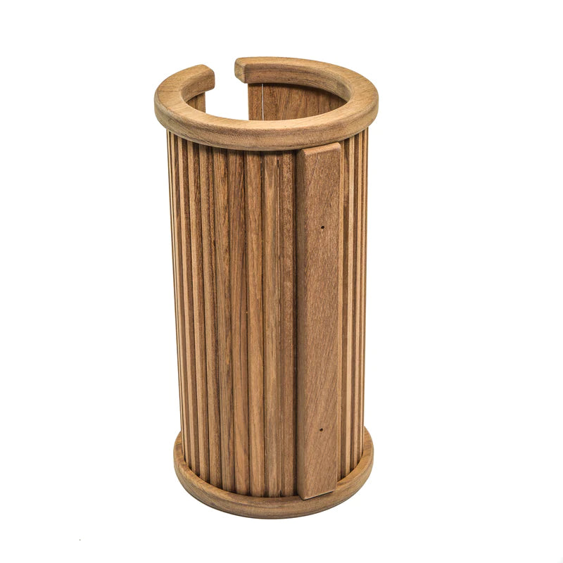 Whitecap Teak 3 Roll Toilet Paper Holder Part 63323 - Essenbay Marine