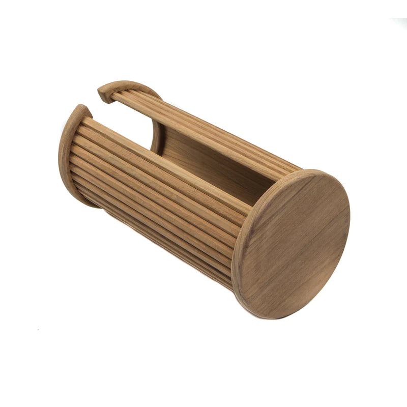 Whitecap Teak 3 Roll Toilet Paper Holder Part 63323 - Essenbay Marine