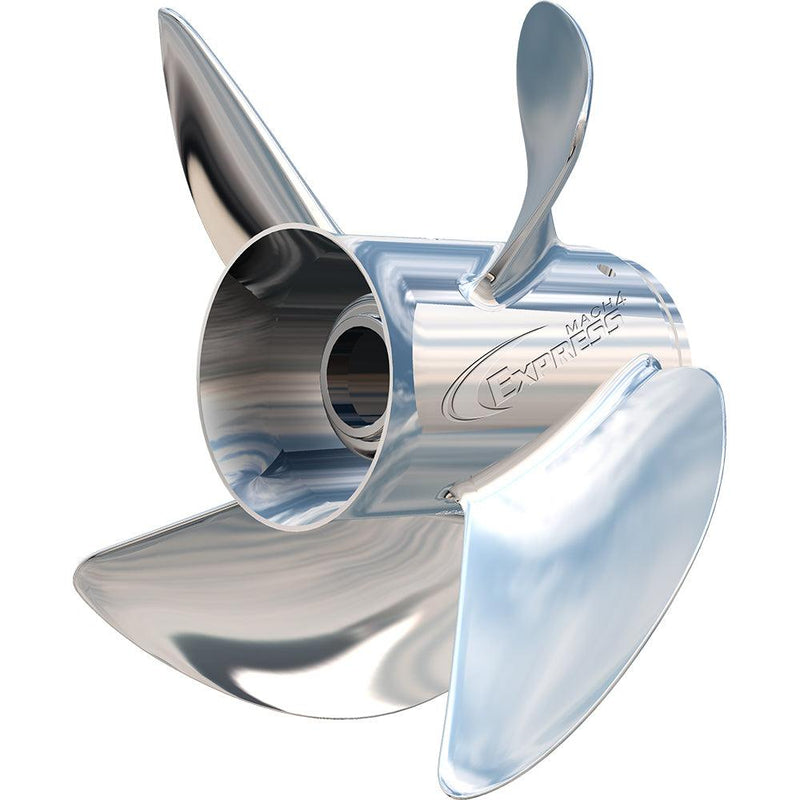 Turning Point Express Mach4 - Left Hand - Stainless Steel Propeller - EX1/EX2-1317-4L - 4-Blade - 13.25" x 17 Pitch [31431740] - Essenbay Marine