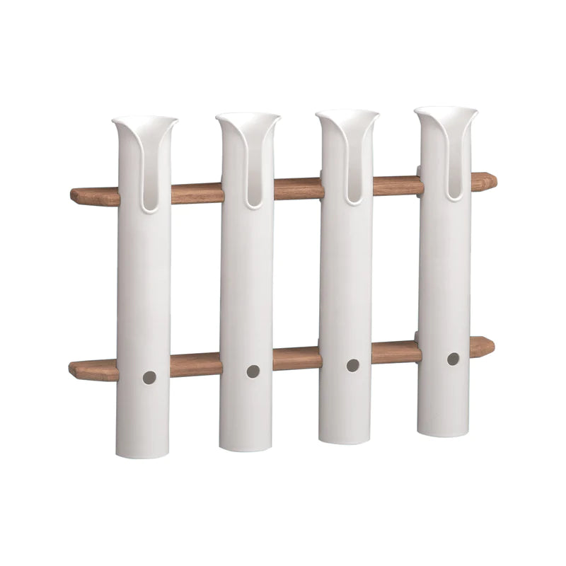 Whitecap Teak 4-Rod Tournament Storage Pack 63450 - Essenbay Marine