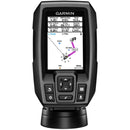 Garmin STRIKER 4 Fishfinder Worldwide Version w/77/200kHz - 4-Pin Transducer w/Transom & Trolling Motor Mounts [010-01550-01] - Essenbay Marine