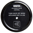 Fireboy-Xintex Propane Control  Solenoid Valve w/Black Bezel Display [C-1B-R] - Essenbay Marine