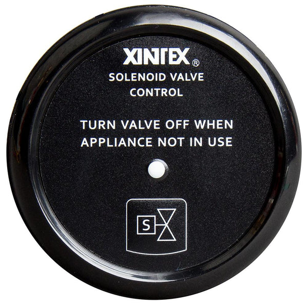 Fireboy-Xintex Propane Control  Solenoid Valve w/Black Bezel Display [C-1B-R] - Essenbay Marine