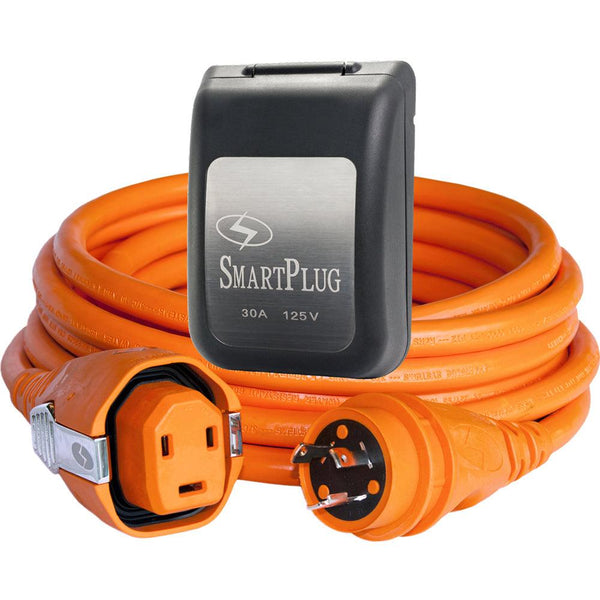SmartPlug 30 Amp Dual Configuration 50 Cordset w/Tinned Wire Twist-Type Connector  30 Amp Non-Metallic Black Inlet [C30503BM30PB] - Essenbay Marine