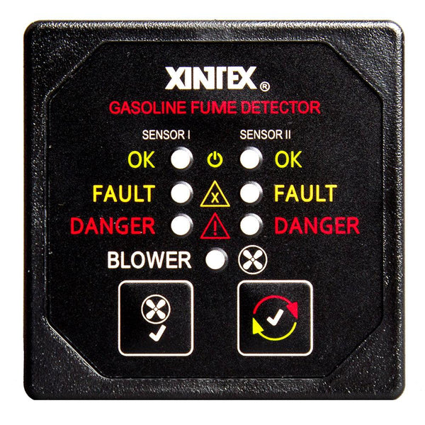 Fireboy-Xintex Gasoline Fume Detector w/Dual Channel  Blower Control - 12/24V [G-2BB-R] - Essenbay Marine