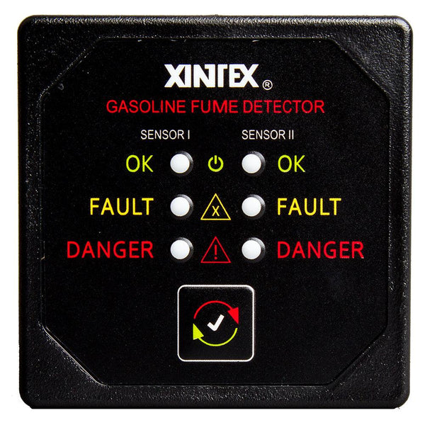 Fireboy-Xintex Gasoline Fume Detector w/Dual Channel - 12/24V [G-2B-R] - Essenbay Marine