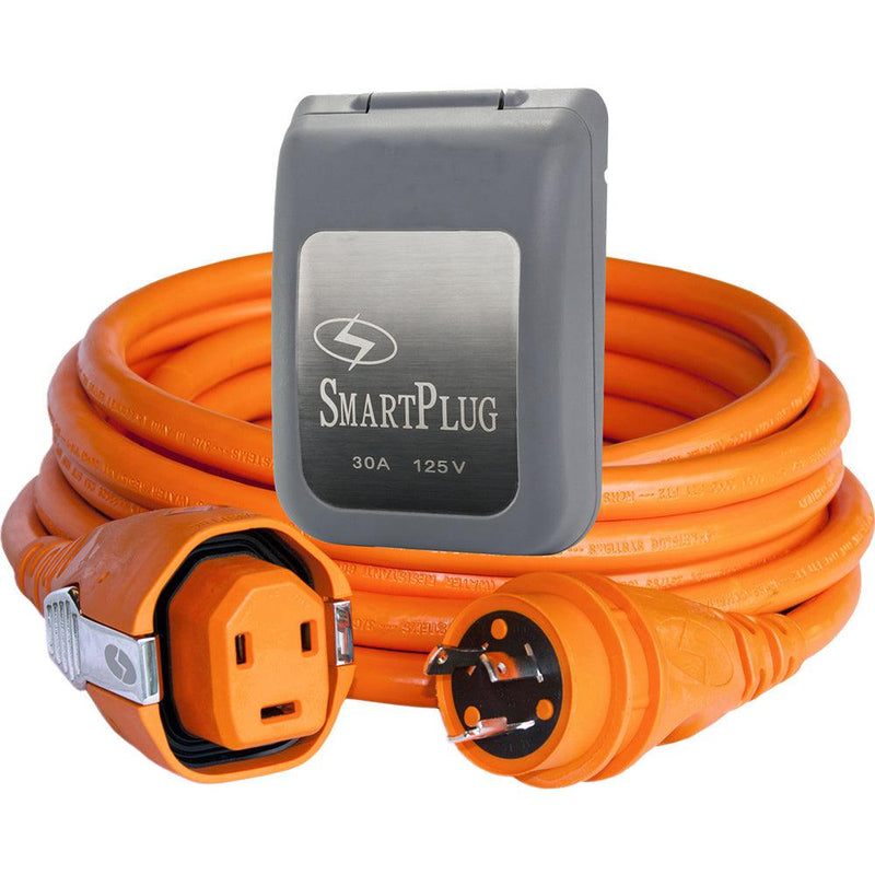 SmartPlug 30 Amp Dual Configuration 50 Cordset w/Tinned Wire Twist-Type Connector  30 Amp Non-Metallic Grey Inlet [C30503BM30PG] - Essenbay Marine