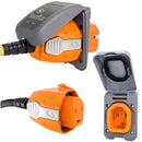 SmartPlug 30 Amp Non Metallic Gray Inlet  Plug Combo - Boat  RV [B30ASSYPG] - Essenbay Marine