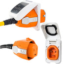 SmartPlug 30 Amp Non Metallic White Inlet  Plug Combo - Boat  RV [B30ASSYPW] - Essenbay Marine