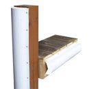 Dock Edge Piling Bumper - One End Capped - 6' - White [1020-F] - Essenbay Marine