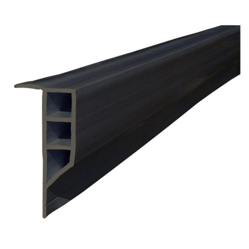 Dock Edge Standard PVC Full Face Profile - 16' Roll - Black [1163-F] - Essenbay Marine