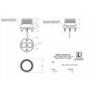 Lumitec Zephyr LED Spreader/Deck Light - Brushed White Base - White Non-Dimming [101325] - Essenbay Marine
