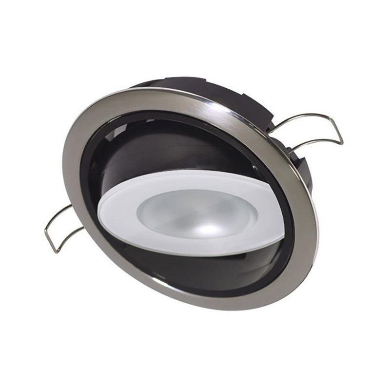 Lumitec Mirage Positionable Down Light - White Dimming, Red/Blue Non-Dimming - Polished Bezel [115118] - Essenbay Marine