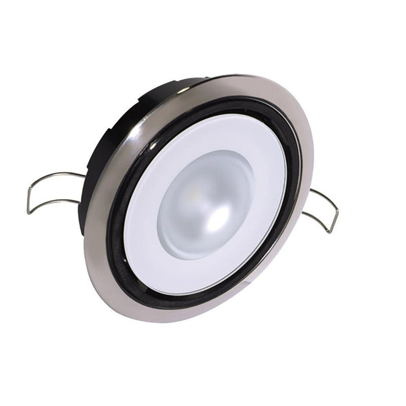 Lumitec Mirage Positionable Down Light - White Dimming, Red/Blue Non-Dimming - Polished Bezel [115118] - Essenbay Marine