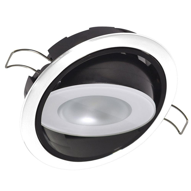 Lumitec Mirage Positionable Down Light - Spectrum RGBW Dimming - White Bezel [115127] - Essenbay Marine