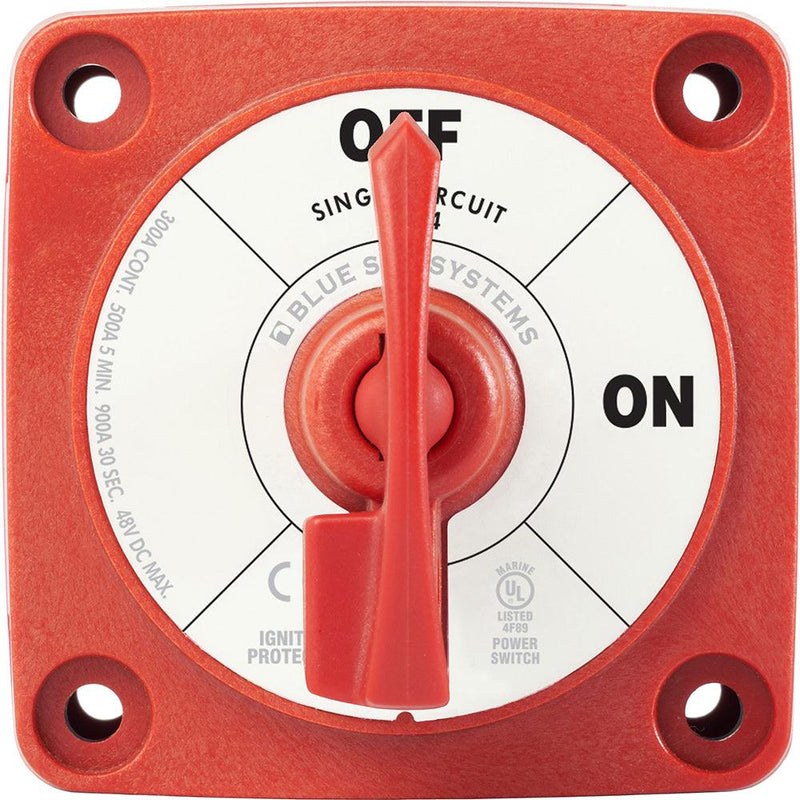 Blue Sea 6004 Single Circuit ON-OFF w/Locking Key - Red [6004] - Essenbay Marine