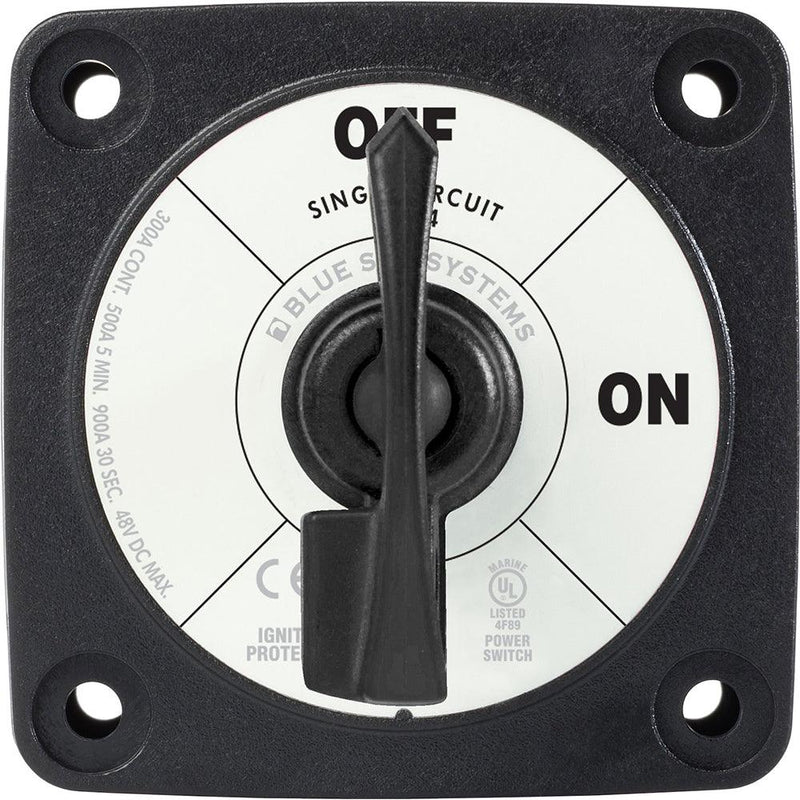 Blue Sea 6004200 Single Circuit ON-OFF w/Locking Key - Black [6004200] - Essenbay Marine