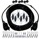Rupp Triple Rigging Kit W/Lok-Ups & Nok-Outs - 520' Black Mono Cord [CA-0160-MO] - Essenbay Marine