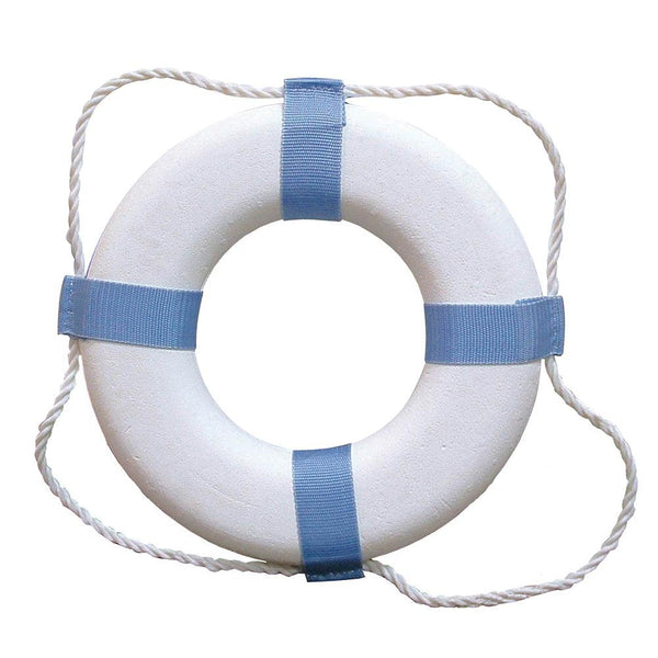 Taylor Made Decorative Ring Buoy - 20" - White/Blue - Not USCG Approved [372] - Essenbay Marine