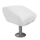 Taylor Made Folding Pedestal Boat Seat Cover - Vinyl White [40220] - Essenbay Marine