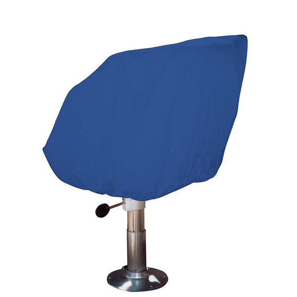 Taylor Made Helm/Bucket/Fixed Back Boat Seat Cover - Rip/Stop Polyester Navy [80230] - Essenbay Marine