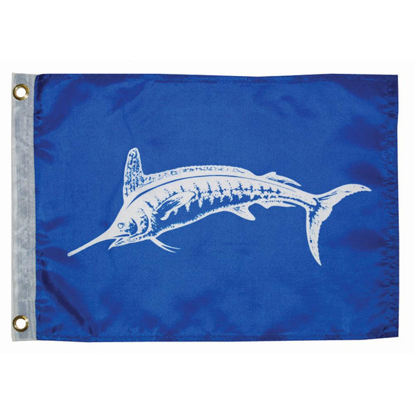 Taylor Made 12" x 18" White Marlin Flag [3018] - Essenbay Marine