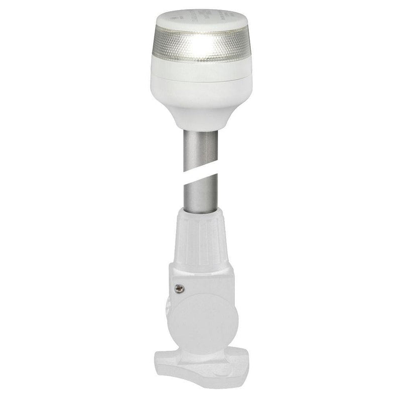 Hella Marine NaviLED 360 Compact All Round Lamp - 2nm - 12" Fold Down Base - White [980960311] - Essenbay Marine