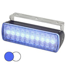 Hella Marine Sea Hawk XL Dual Color LED Floodlights - Blue/White LED - Black Housing [980950061] - Essenbay Marine
