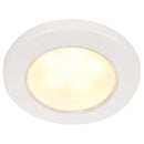 Hella Marine EuroLED 75 3" Round Screw Mount Down Light - Warm White LED - White Plastic Rim - 12V [958109011] - Essenbay Marine