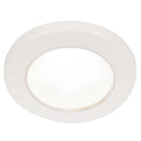 Hella Marine EuroLED 75 3" Round Screw Mount Down Light - White LED - White Plastic Rim - 12V [958110011] - Essenbay Marine