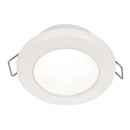 Hella Marine EuroLED 75 3" Round Spring Mount Down Light - White LED - White Plastic Rim - 12V [958110511] - Essenbay Marine