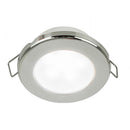 Hella Marine EuroLED 75 3" Round Spring Mount Down Light - White LED - Stainless Steel Rim - 12V [958110521] - Essenbay Marine