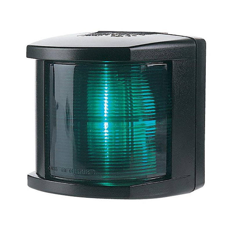 Hella Marine Starboard Navigation Light - Incandescent - 2nm - Black Housing - 12V [002984345] - Essenbay Marine