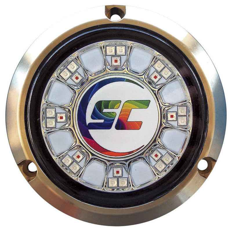 Shadow-Caster SCR-24 Bronze Underwater Light - 24 LEDs - Full Color Changing [SCR-24-CC-BZ-10] - Essenbay Marine