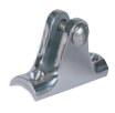 SS Deck Hinge, Radius Base with Bolt 7/8"-1" OD SSTB66105 - Essenbay Marine