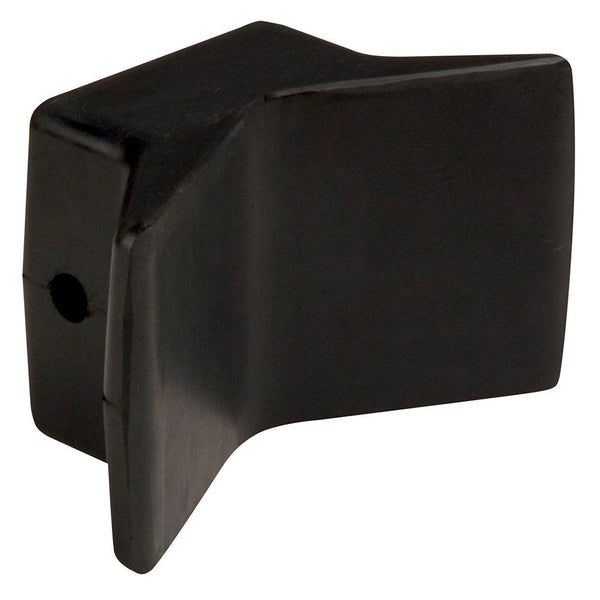 C.E. Smith Bow Y-Stop - 4" x 4" - Black Natural Rubber [29550] - Essenbay Marine