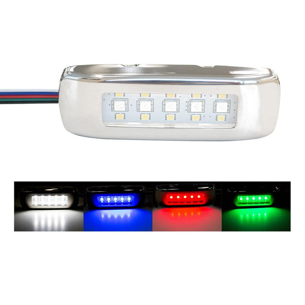 Innovative Lighting RGBW Tri-Lite w/Stainless Steel Bezel [055-43250-7] - Essenbay Marine