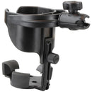 RAM Mount Level Cup XL Low Profile Mount w/Large Strap Clamp Base [RAP-B-417-200-1-231Z-2NUBU] - Essenbay Marine